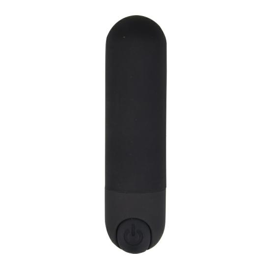 10 Function Rechargeable Bullet Vibrator Black | Bullets and Eggs Bullet Vibrators Black