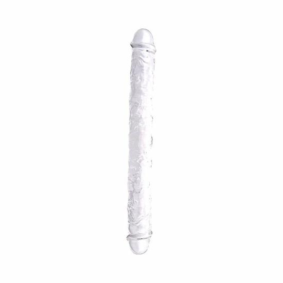 15 Inch Double Ended Dildo Clear | Double Enders Dildos Dildos & Dongs