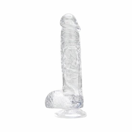 6 Inch Dildo With Balls Clear | Dildos & Dongs Dildos Dildos & Dongs