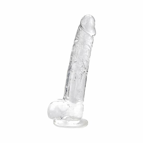 9 Inch Dildo With Balls Clear | Dildos & Dongs Dildos Dildos & Dongs