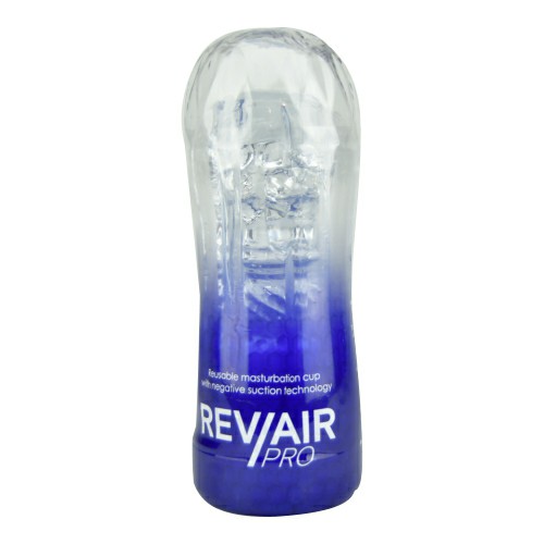 -Air Pro Reusable Masturbation Cup Blue/Clear | Masturbators Male Sex Toys Blue