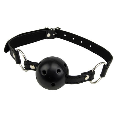 Breathable Ball Gag Black | Bondage Play Bondage Play Black