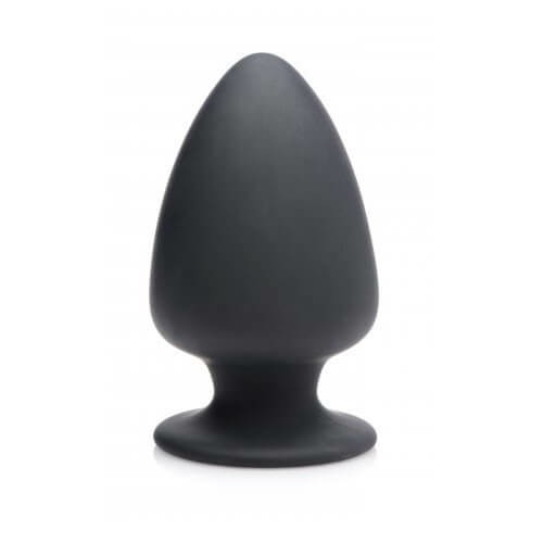 Dual Density Medium Silicone Butt Plug 4.5 Inches Black | Butt Plugs Anal Black