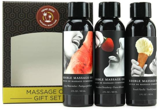 Edible Massage Oil Gift Set Box | Massage Couples Massage