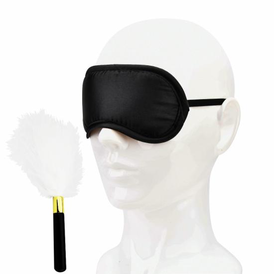 . Eye Mask And Feather Tickler Play Kit | Playtime Couples Playtime