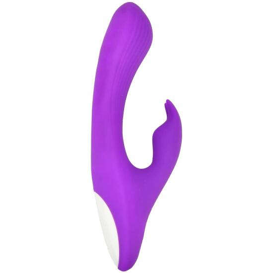 Flex Silicone Bendable Rabbit Vibrator Purple | Clitoral Vibrators Beginners Vibes Beginners Vibes