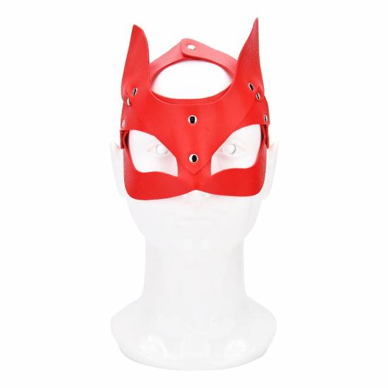 Kitty Cat Face Mask Red | Playtime Couples Playtime