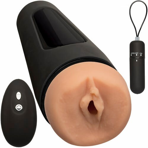 Main Squeeze The Original Vibro Pussy Vibrating Male Masturbator Flesh | Masturbators Male Sex Toys Flesh