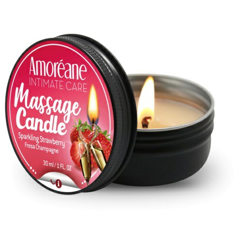 Massage Candle Sparkling Strawberry | Massage Couples Massage