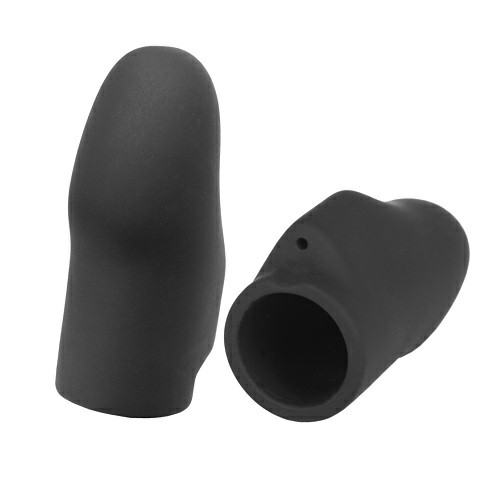 Noir Explorer Silicone Finger Sleeves | Playtime Couples Playtime