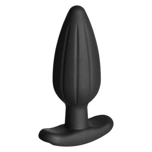 Noir Rocker Electro Butt Plugs-Large Black | Vibrating Butt Plugs Anal Black