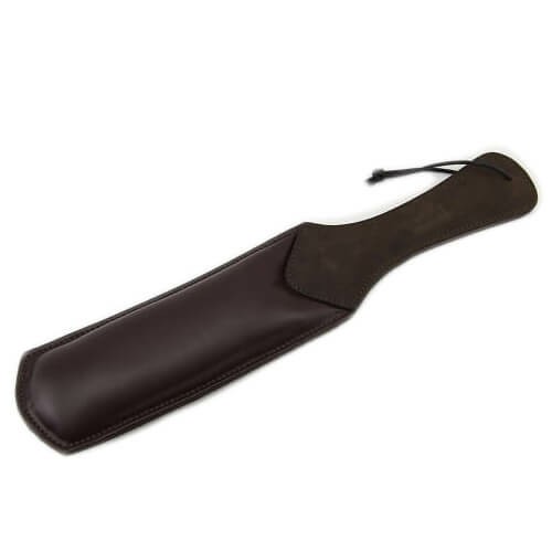 Nubuck Leather Padded Paddle Black | Bondage Play Bondage Play Black