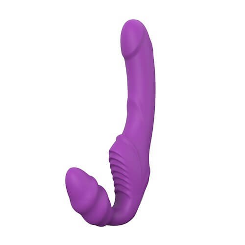 Rechargeable Silicone Strapless Vibrating Dildo | Strap On Vibes Dildos Strap On Vibes