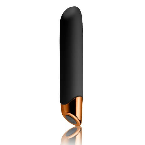 Rocks Off Chaiamo 10 Function Rechargeable Classic Vibrator Black | Bullets and Eggs Bullet Vibrators Bullet Vibrators