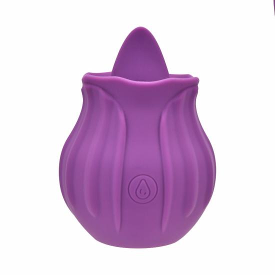 Rose Licking Clitoral Vibrator Purple | Clit Teasers Clit Teasers Clit Teasers