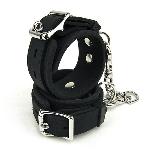 Silicone Universal Cuffs Black | Bondage Play Bondage Play Black