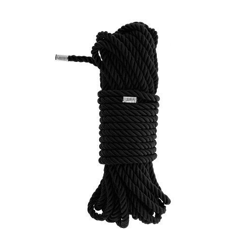 Silky Bondage Rope 10M Black | Playtime Couples Playtime