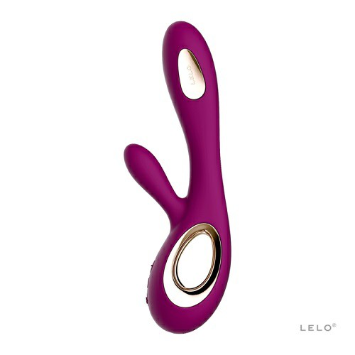 Soraya Wave Dual Action Vibrator Deep Rose Purple | Rabbit Vibrators Rabbit Vibrators Purple