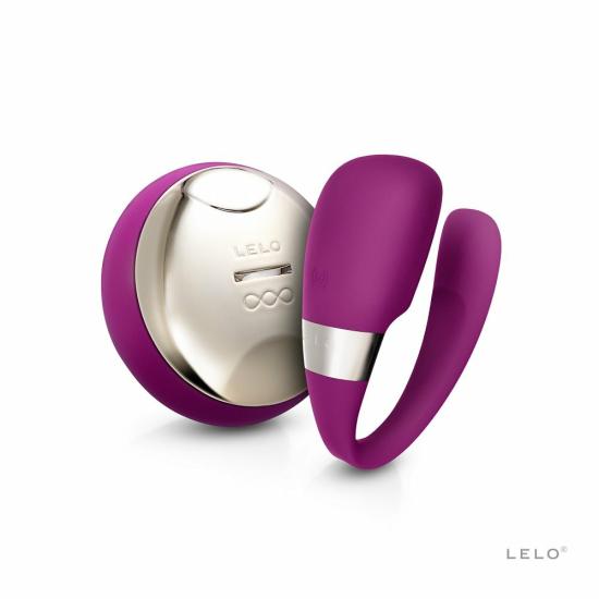 Tiani 3 Couples Massager Deep Rose | Remote Control Couples Remote Control