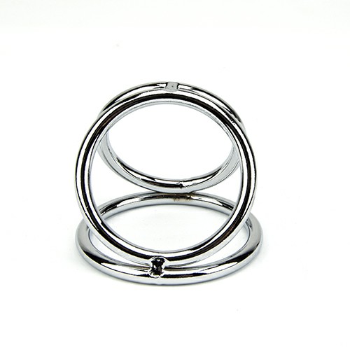 Triple Cock And Ball Ring Silver | Cock Rings Cock Rings Cock Rings