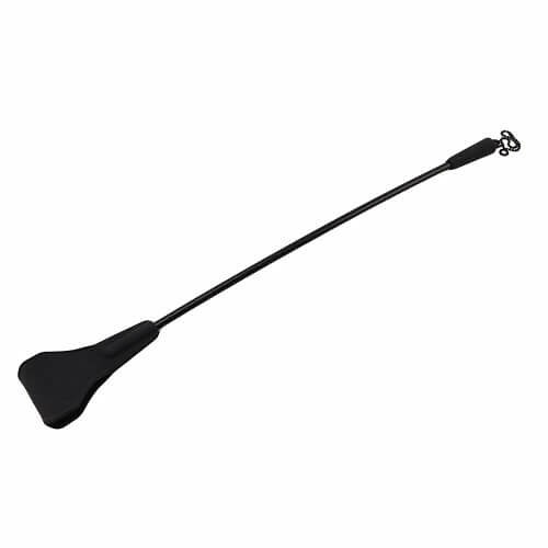 Silicone Riding Crop Black | Playtime Bondage Play Black